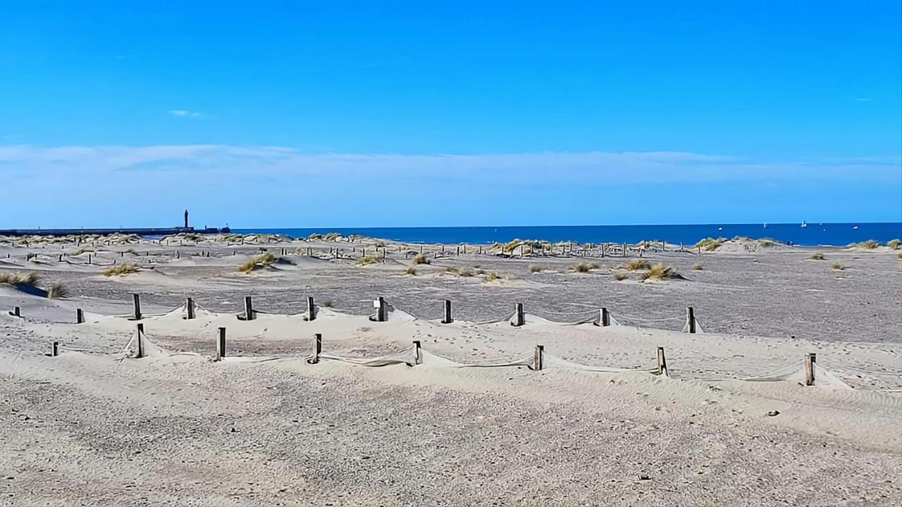Studio Malouin - Sur La Digue De Malo Les Bains Avec Vue Sur Mer Exterior foto